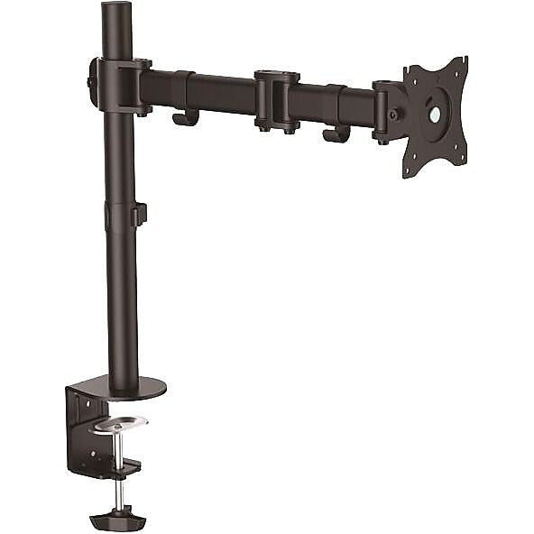StarTech Desk-Mount Monitor Heavy Duty Adjustable Arm, Up to 27", Black (ARMPIVOTB)
