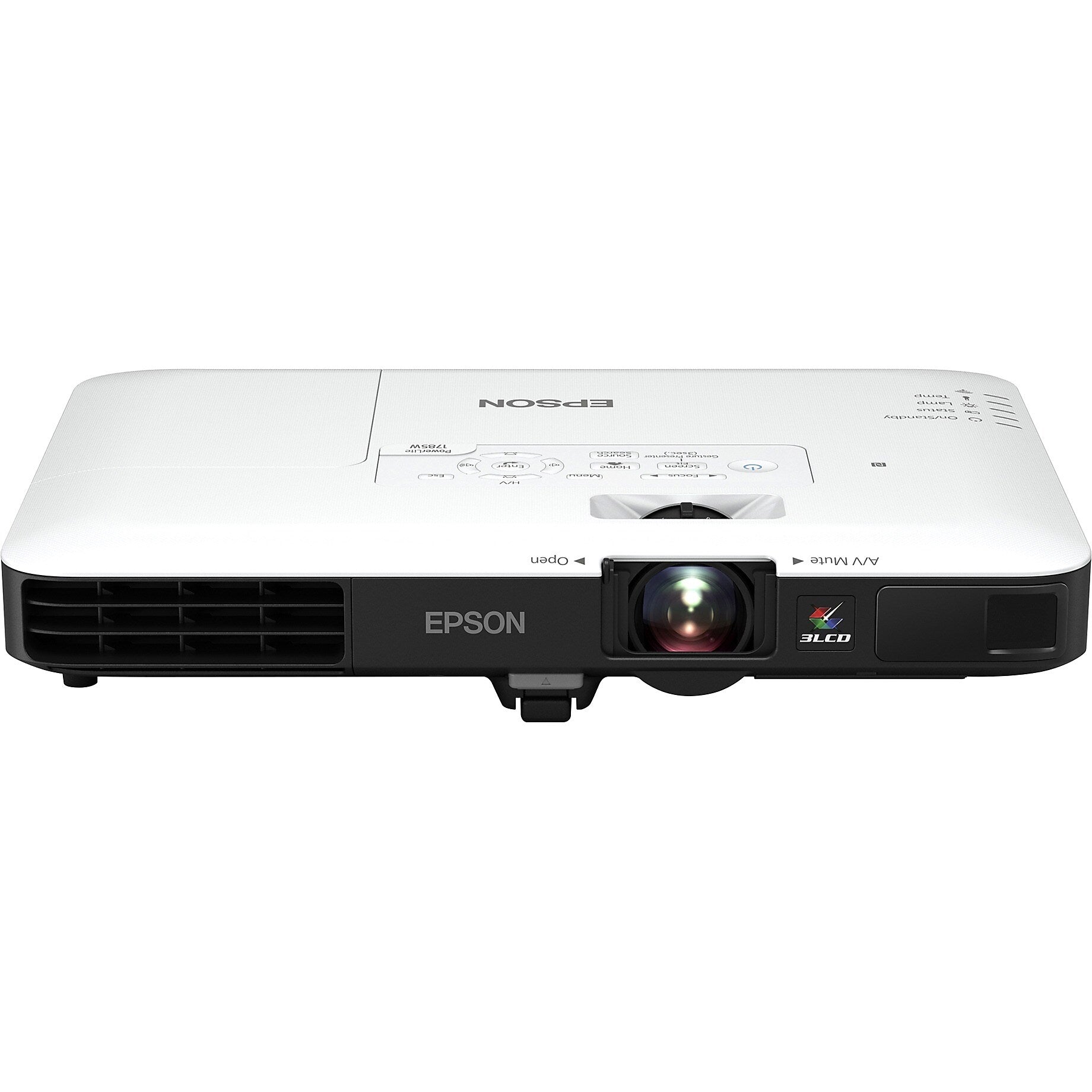 Epson PowerLite 1785W Wireless WXGA 3LCD Portable Projector, Black/White