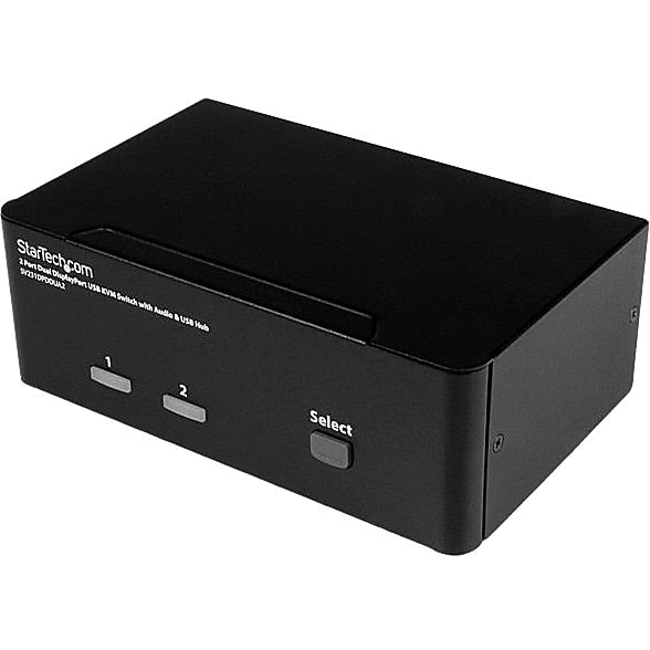 StarTech.com 2 Port DisplayPort Dual-Monitor KVM Switch, DisplayPort KVM, 4K 60 Hz