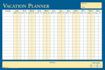 House of Doolittle 36" x 24" Reversible All Purpose/Vacation Planner, Yellow/Blue (639)