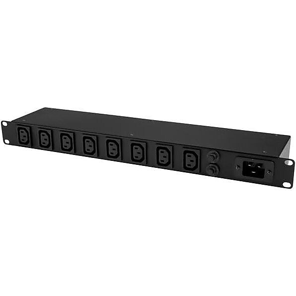 StarTech Rack Power Distribution Unit, 8-Outlet, 1U Rack Mount, Black (PDU08C13H)