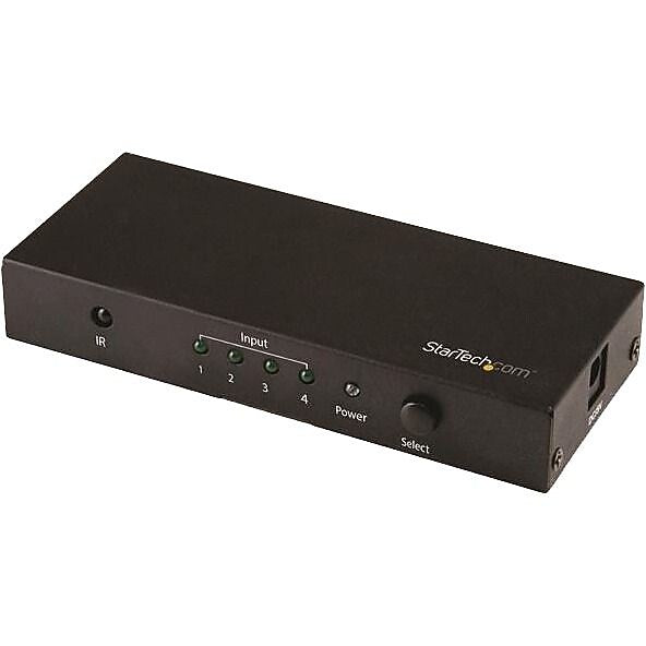 StarTech.com 4-Port HDMI Automatic Switch, 4K HDMI Switcher Box, Ultra HD 4K 60Hz