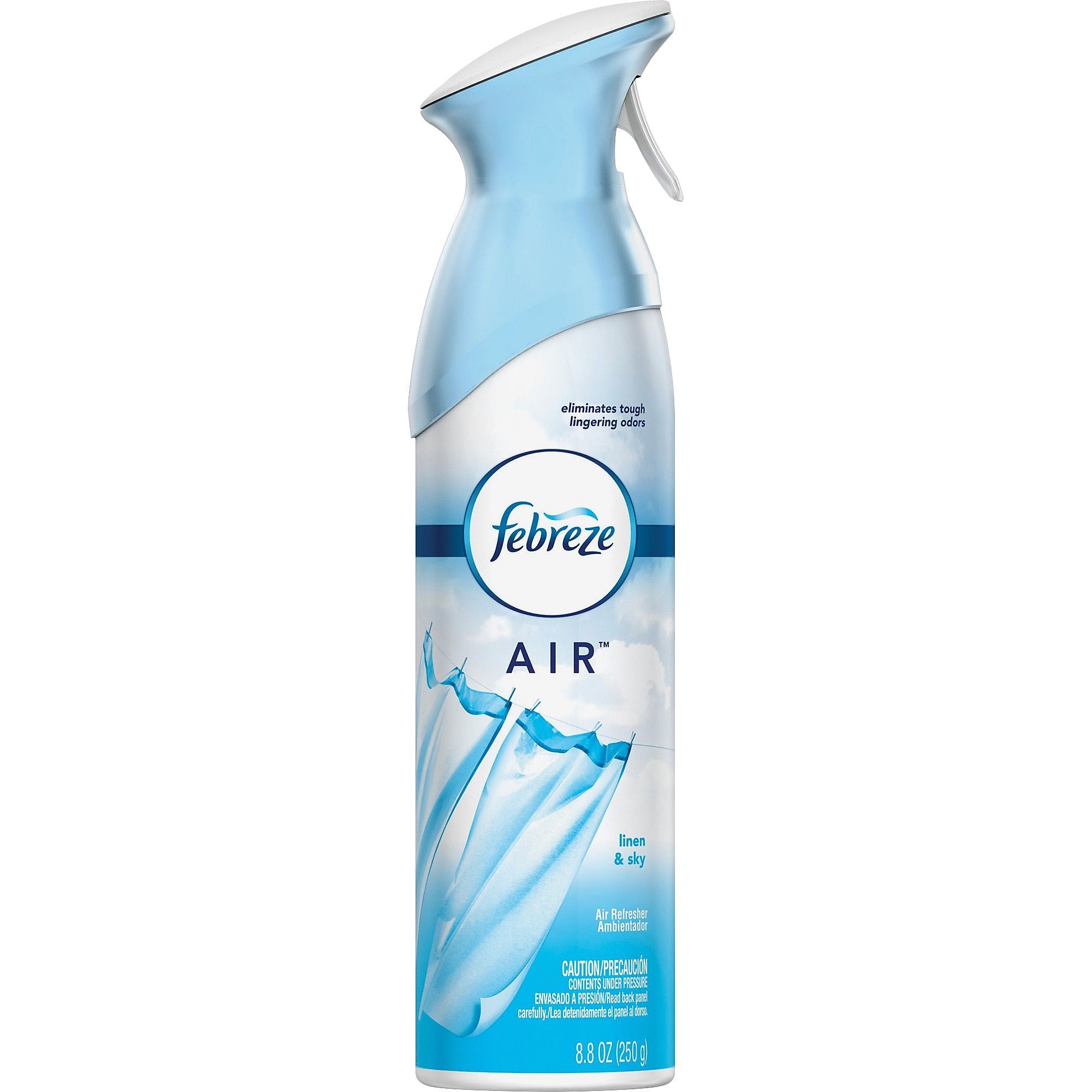 Febreze Air Freshener Aerosol, Linen & Sky Scent, 8.8 fl oz.