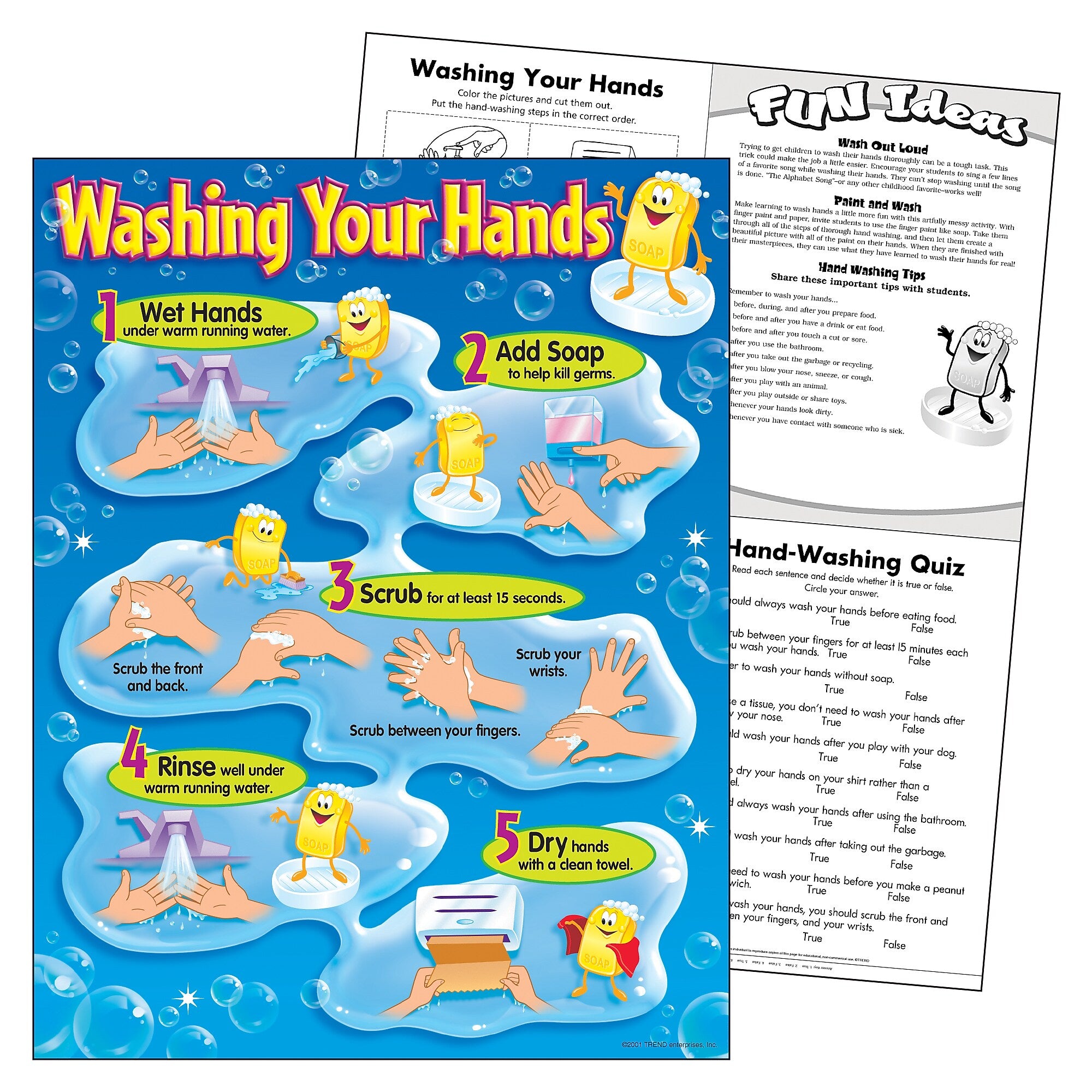 Washing Your Hands Learning Chart