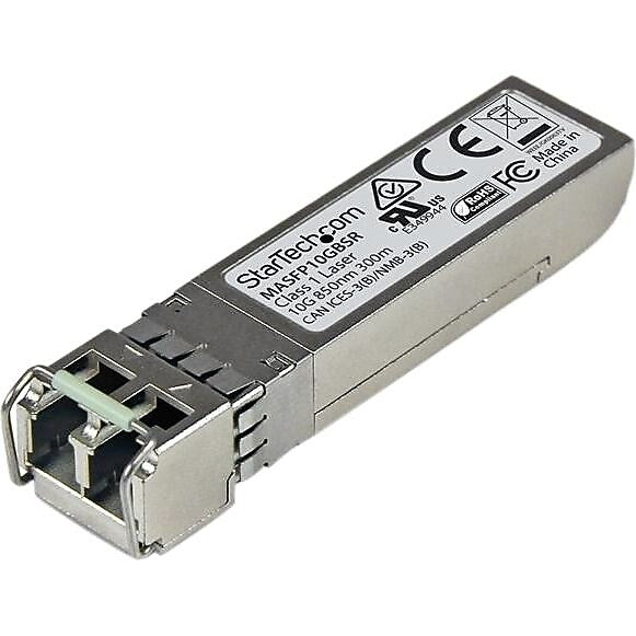 StarTech® Cisco Meraki MA-SFP-10GB-SR Compatible SFP+, 10 Gigabit Fiber 10GBase-SR SFP+ Transceiver Module, MM LC, 300m (984 ft)