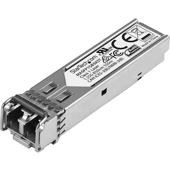 StarTech® Cisco Meraki MA-SFP-1GB-SX Compatible SFP, Gigabit Fiber 1000Base-SX SFP Transceiver, MM LC, 550m (1804 ft), 850nm