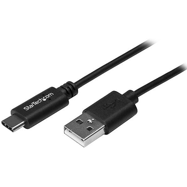 StarTech 1.5' USB-A to USB-C Charging Cable, Male to Male, Black (USB2AC50CM)