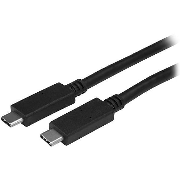 StarTech 2m 6 ft USB C Cable with Power Delivery (3A), M/M, USB 3, USB-IF Certified, USB 3 Type C Cable, USB 3.1 Gen1 (5Gbps)