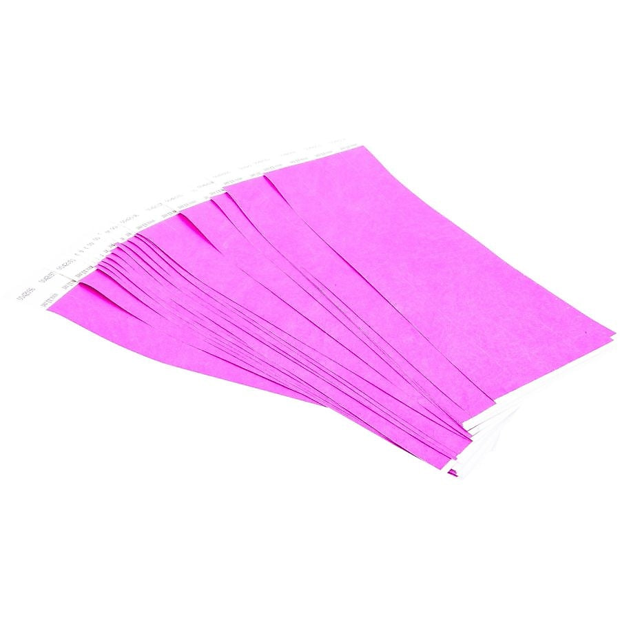 Baumgarten's Security Tear-Resistant Crowd Control Wristbands, Purple, 100/Pack (BAU85014)