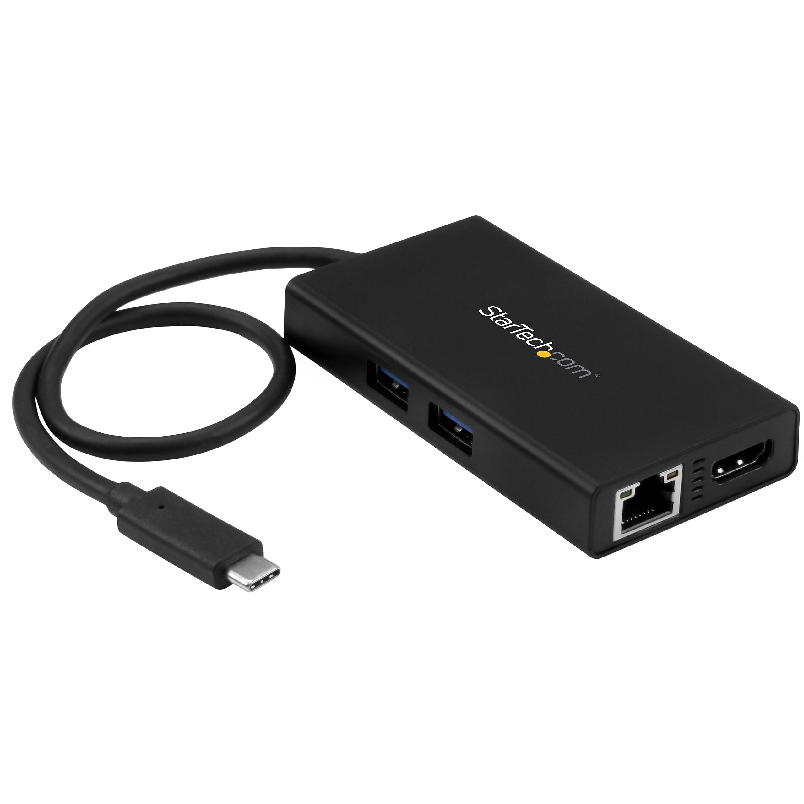 StarTech® USB-C Multifunction Adapter, Black (DKT30CHPD)