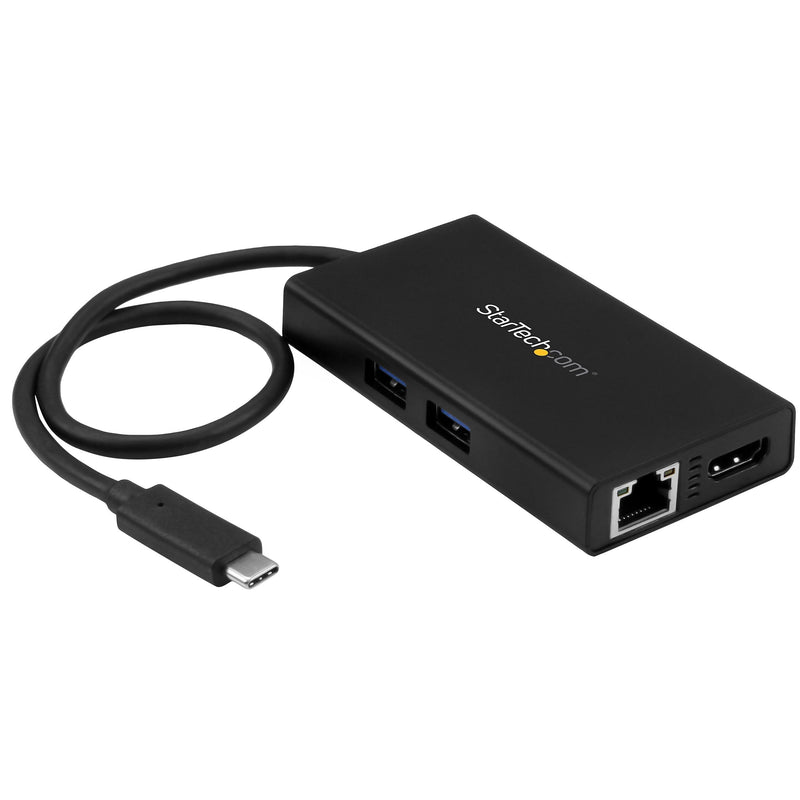 StarTech® USB-C Multifunction Adapter, Black (DKT30CHPD)
