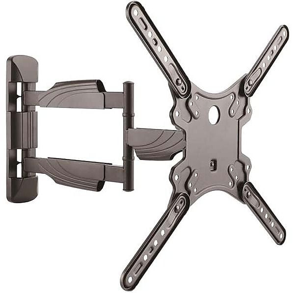 StarTech Full Motion TV Wall Mount for Monitors, Up to 55", Black (FPWARTB1M)