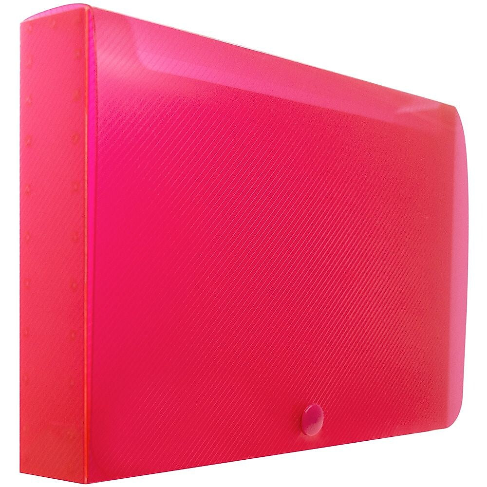 JAM Paper® Plastic Index Card Case, 8 3/8 x 5 3/4 x 1 3/8, Red, Sold Individually (374032790)