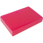 JAM Paper® Plastic Index Card Case, 8 3/8 x 5 3/4 x 1 3/8, Red, Sold Individually (374032790)