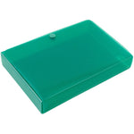 JAM Paper® Plastic Index Card Case, 8 3/8 x 5 3/4 x 1 3/8, Green, Sold Individually (374032788)
