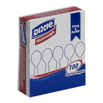 GP PRO Dixie Polystyrene Heavy Weight Soup Spoons, White, 1000/CT