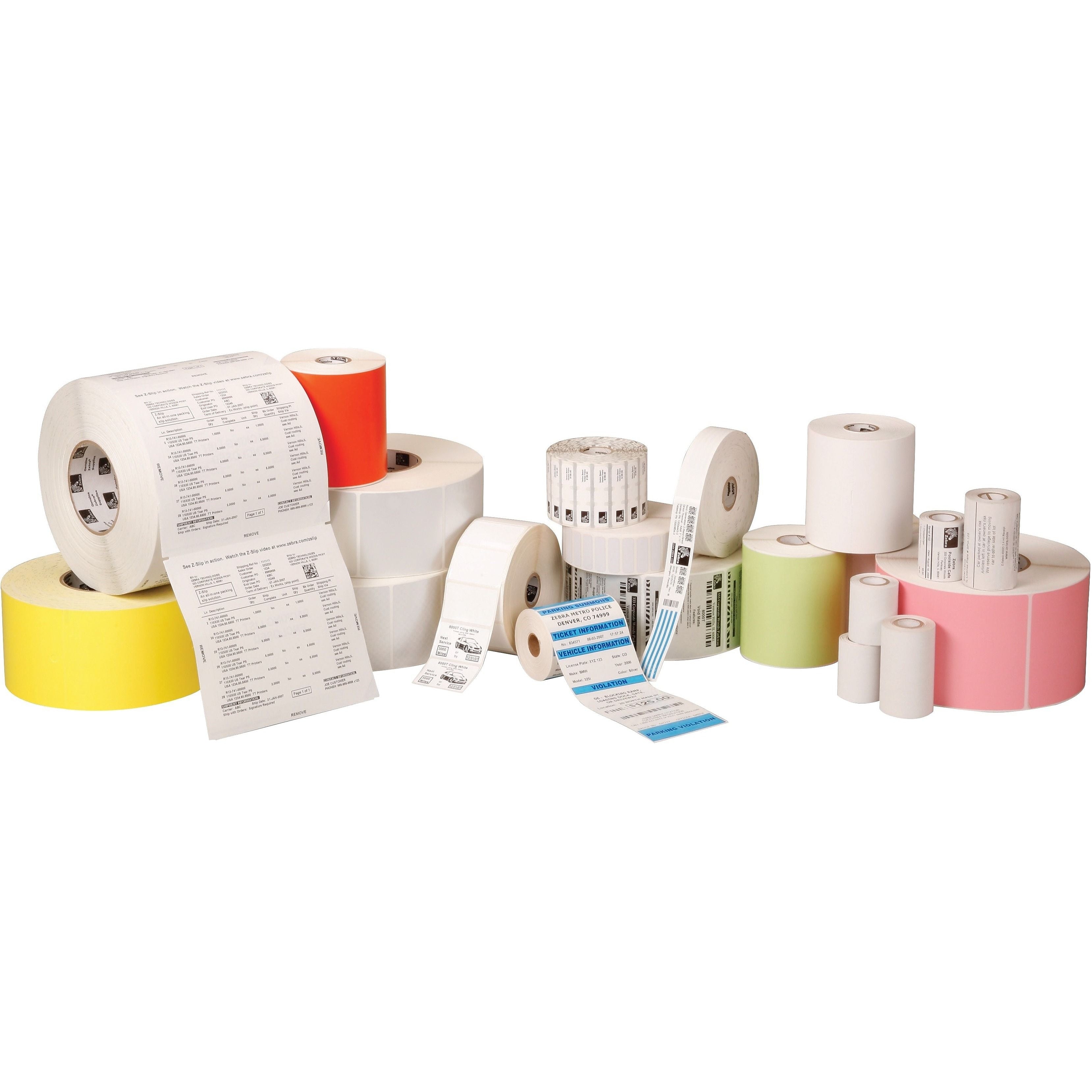 Zebra Z-Select 4000D Barcode Thermal Transfer Label, 3" x 1", Bright White, 840 Labels/Roll, 6 Rolls/Box (10010036)
