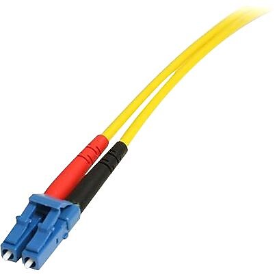 StarTech 1m Fiber Optic Cable, Single-Mode Duplex 9/125, LSZH, LC/SC, OS1, LC to SC Fiber Patch Cable