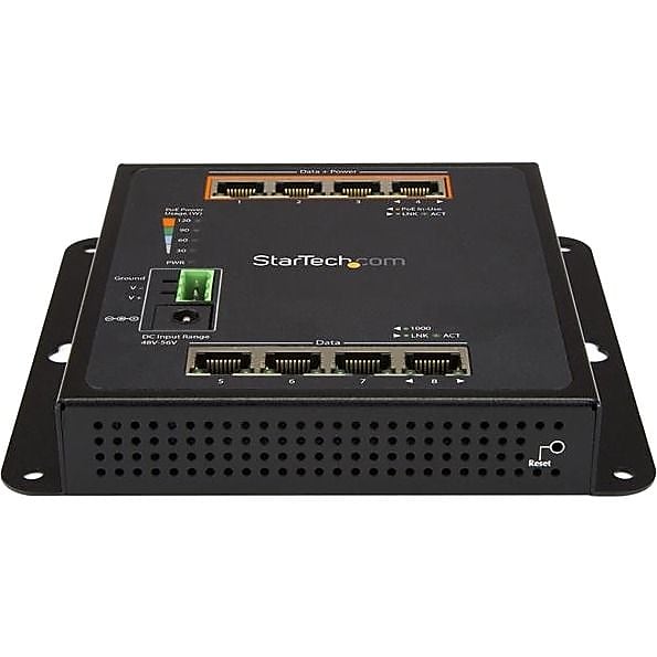 StarTech 8-Port Gigabit Ethernet Managed Switch, 10/100/1000 Mbps (IES81GPOEW)