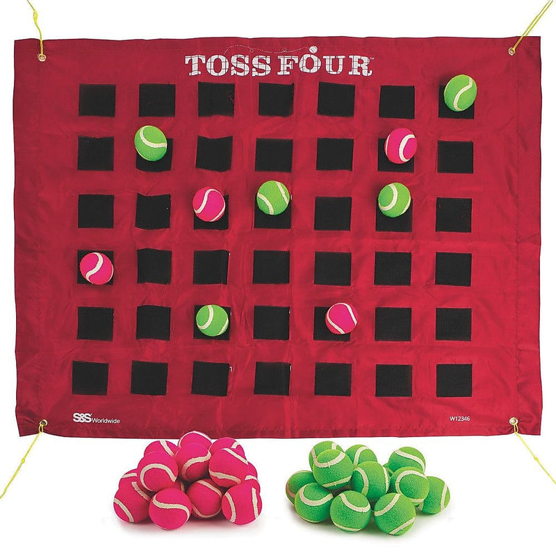 S&S Toss Four Game, Target And Balls