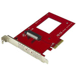 StarTech.com U.2 to PCIe Adapter for 2.5" U.2 NVMe SSD, SFF-8639, x4 PCI Express 3.0