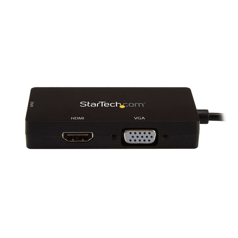 StarTech USB-C Multiport Adapter, 3-in-1 USB C to HDMI, DVI or VGA (CDPVGDVHDBP)