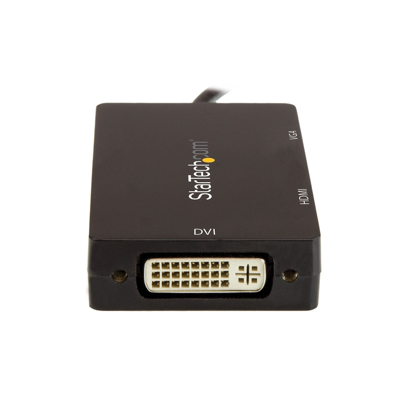 StarTech USB-C Multiport Adapter, 3-in-1 USB C to HDMI, DVI or VGA (CDPVGDVHDBP)