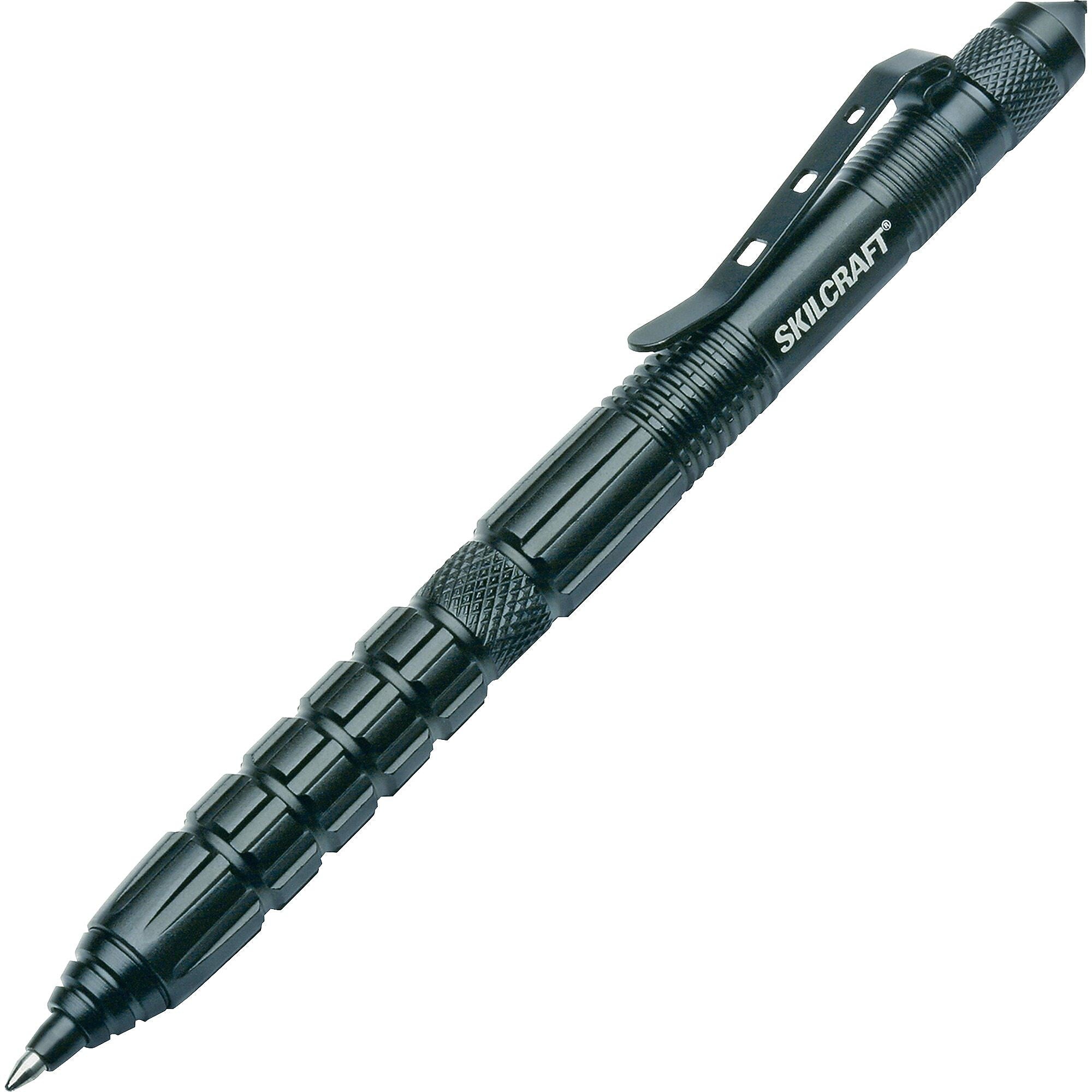 AbilityOne SKILCRAFT Multifunction Defender Press-Tip Pen, 1 mm Point Size, Black, 1 Each