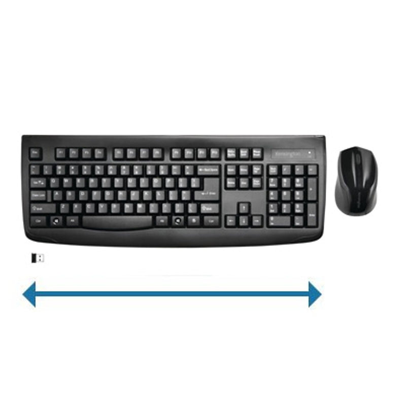 Kensington Keyboard for Life Wireless Desktop Combo Set, Black (K75231US)