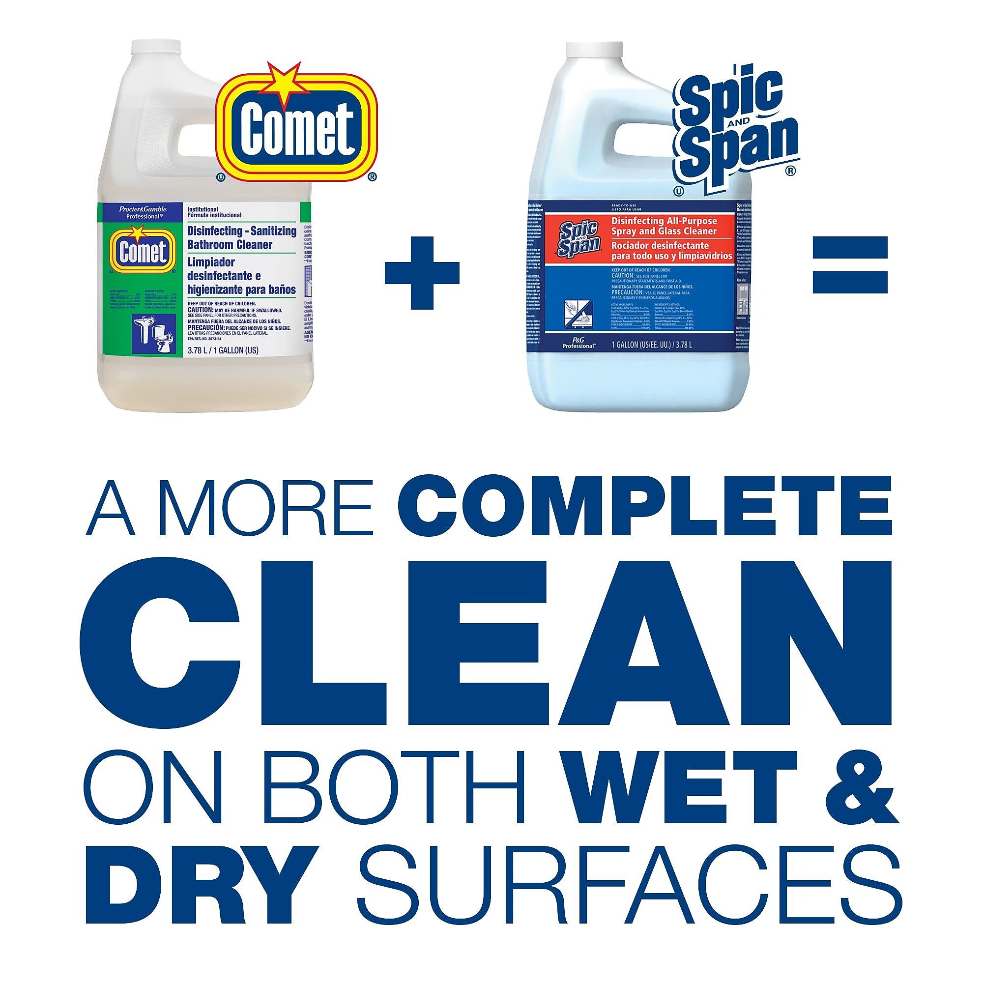 Spic & Span® Disinfecting All-Purpose Spray & Glass Cleaner, Fresh Scent, 1 Gallon, 3/Ct