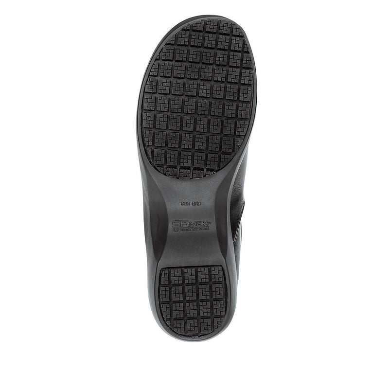 SR Max Geneva Women's Black Slip Resistant Clog, 5.5 M (SRM132)