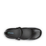 SR Max Vienna Women's Black Mary Jane Slip Resistant Clog, 5.5 M (SRM136)