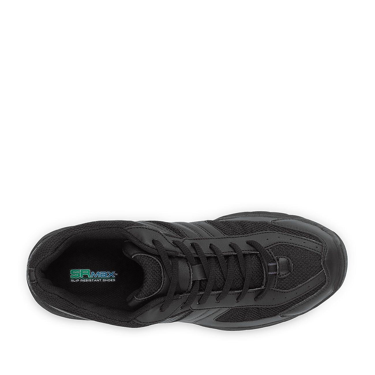 SR Max Austin Men's Black Slip Resistant Low Athletic, 7.0 M (SRM1600)