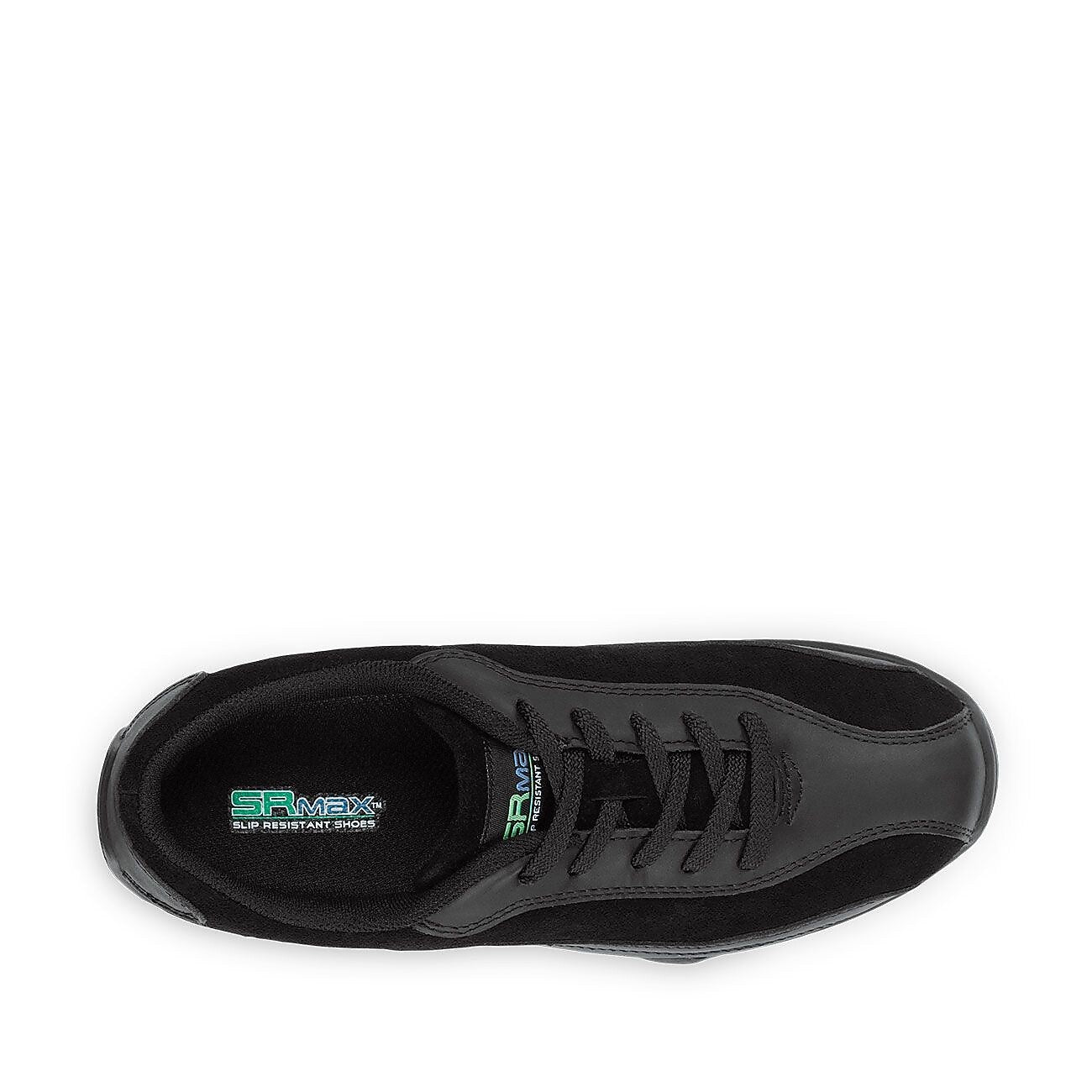 SR Max Malibu Women's Black Slip Resistant Casual, 6.0 M (SRM170)