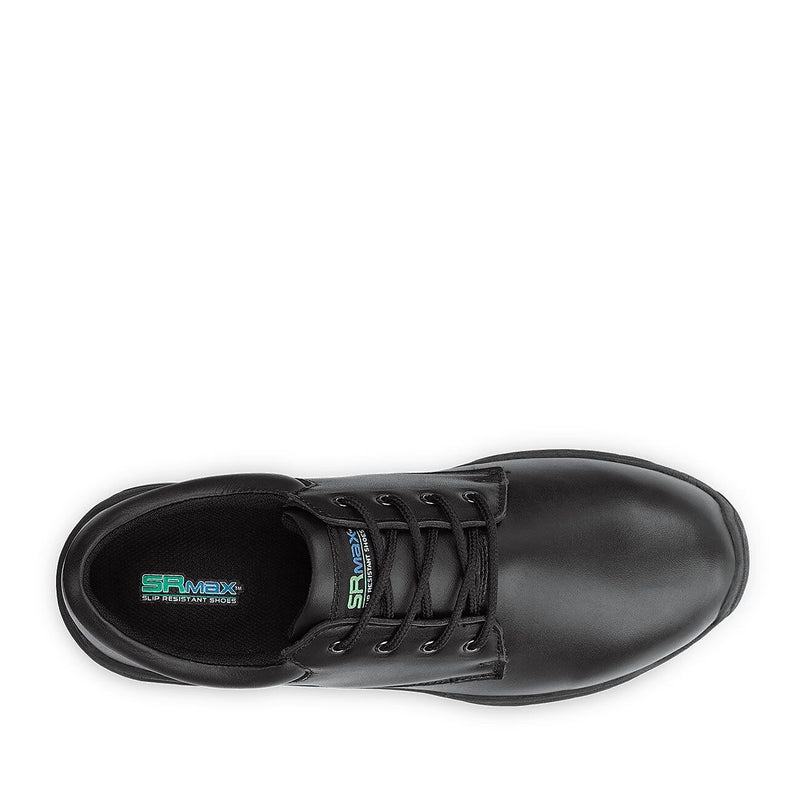 SR Max Providence Men's Black Slip Resistant Dress Oxford, 7.0 M (SRM1800)