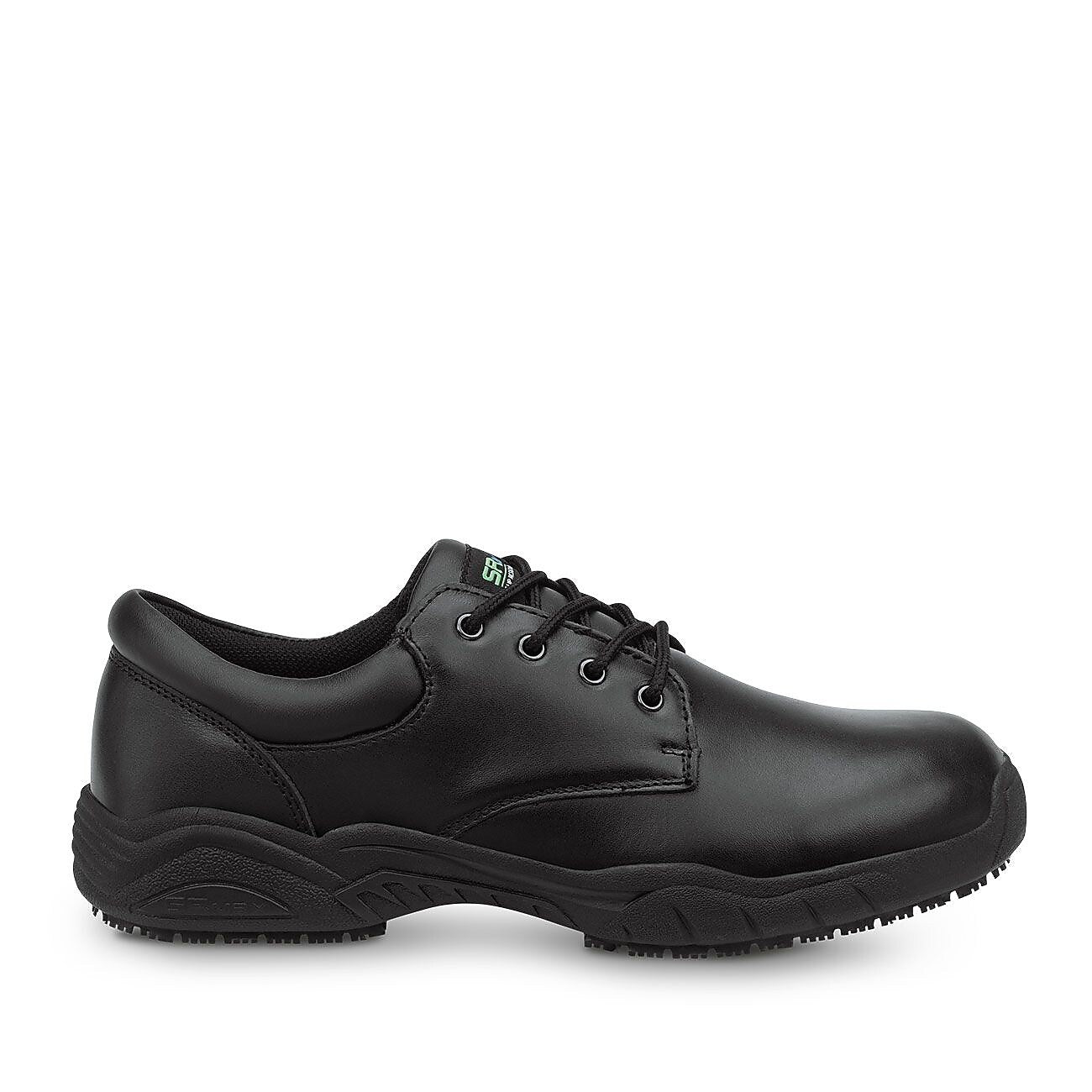 SR Max Providence Men's Black Slip Resistant Dress Oxford, 7.0 M (SRM1800)