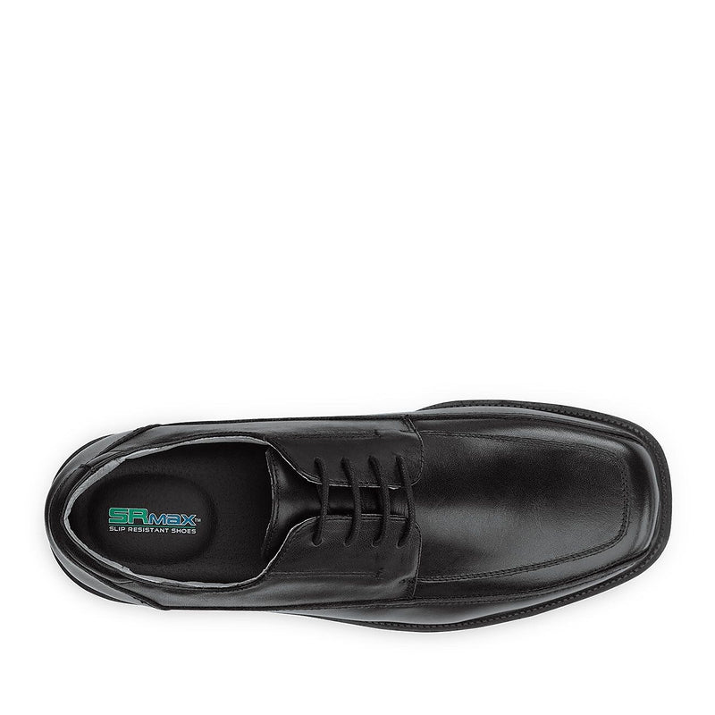 SR Max Manhattan Men's Black Slip Resistant Dress Oxford, 7.0 M (SRM3000)