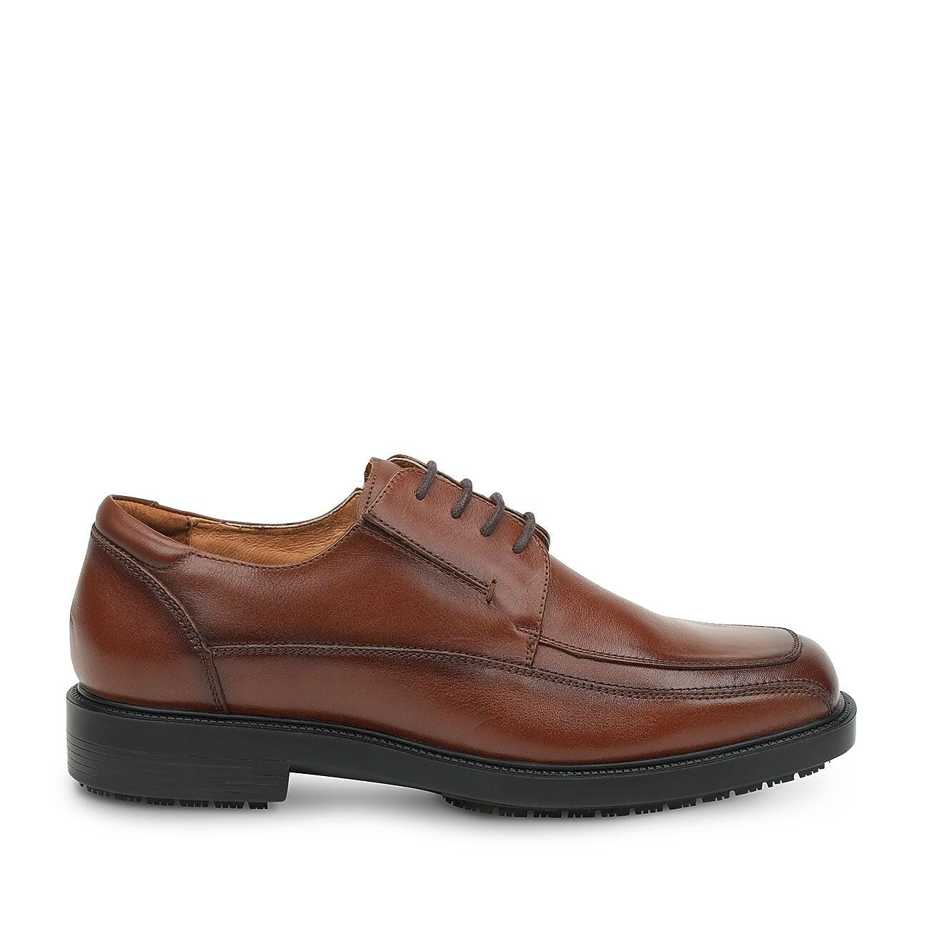 SR Max Manhattan Men's Brown Slip Resistant Dress Oxford, 7.0 M (SRM3050)