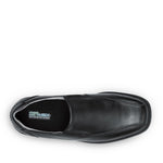 SR Max Brooklyn Men's Black, Twin Gore, Soft Toe, Slip Resistant Slip On, 7.5 M (SRM3080)