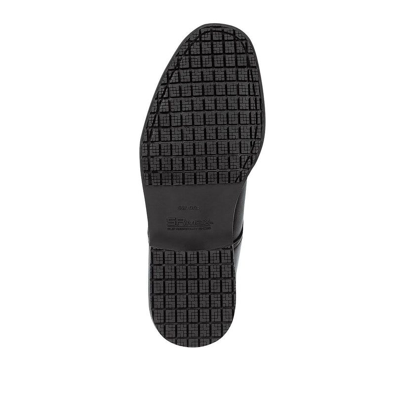 SR Max Arlington Men's Slip Resistant Black Leather Dress Oxford, 7.0 M (SRM3500)