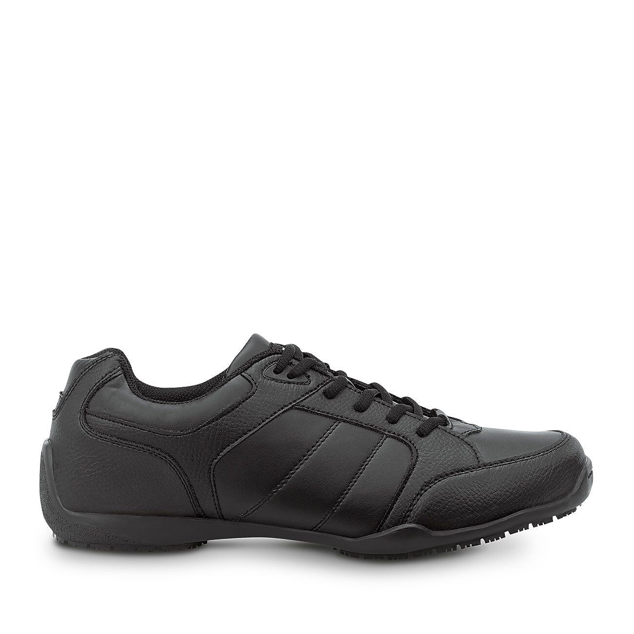 SR Max Rialto Men's Black, Slip Resistant, Athletic Sneaker, 7.0 M (SRM6000)