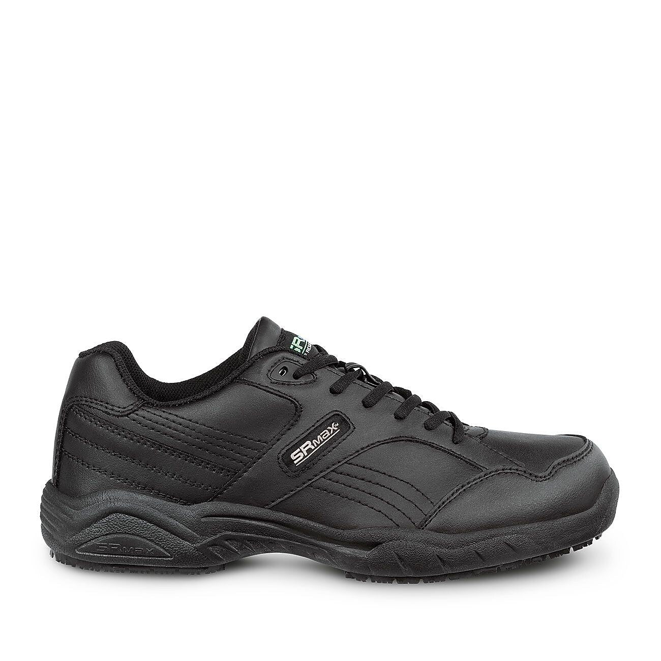 SR Max Dover Men's Black, Slip Resistant, Athletic Sneaker, 7.0 M (SRM6100)