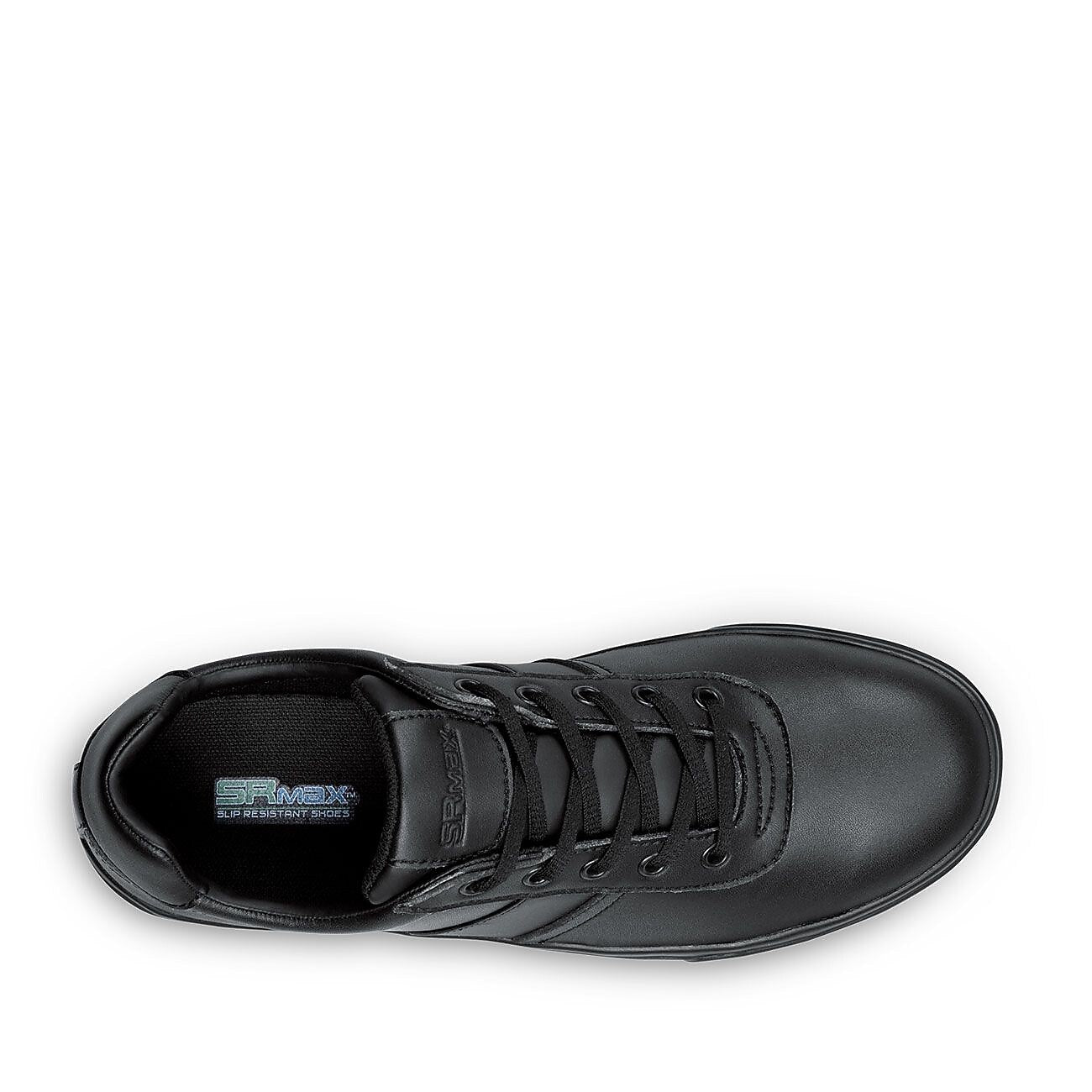 SR Max Santa Cruz Black, Non-Safety Toe, SR, Women's Skate Style Casual Oxford, 5.5 M (SRM630)