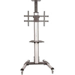 StarTech.com TV Cart, Portable TV Stand, For 32" to 70" TVs, One-Touch Height Adjustment, AV Cart, VESA TV Stand (STNDMTV70)
