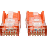 Tripp Lite 6ft Cat6 Snagless Molded Patch Cable UTP Orange RJ45 M/M 6' (N201-006-OR)