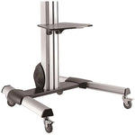 StarTech.com TV Cart, Portable TV Stand, For 32" to 70" TVs, One-Touch Height Adjustment, AV Cart, VESA TV Stand (STNDMTV70)