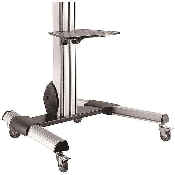 StarTech.com TV Cart, Portable TV Stand, For 32" to 70" TVs, One-Touch Height Adjustment, AV Cart, VESA TV Stand (STNDMTV70)