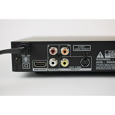 GPX DH300B Upconversion DVD Player With HDMI, Black (ILEDH300B)