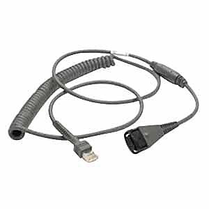 Zebra® 9' DB-9 Female Data Transfer Cable for DS3678-ER Rugged Cordless Barcode Scanner (CBA-RF2-C09ZAR)