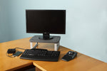 Kensington SmartFit Adjustable Monitor Stand, Up to 24", Black (52786)